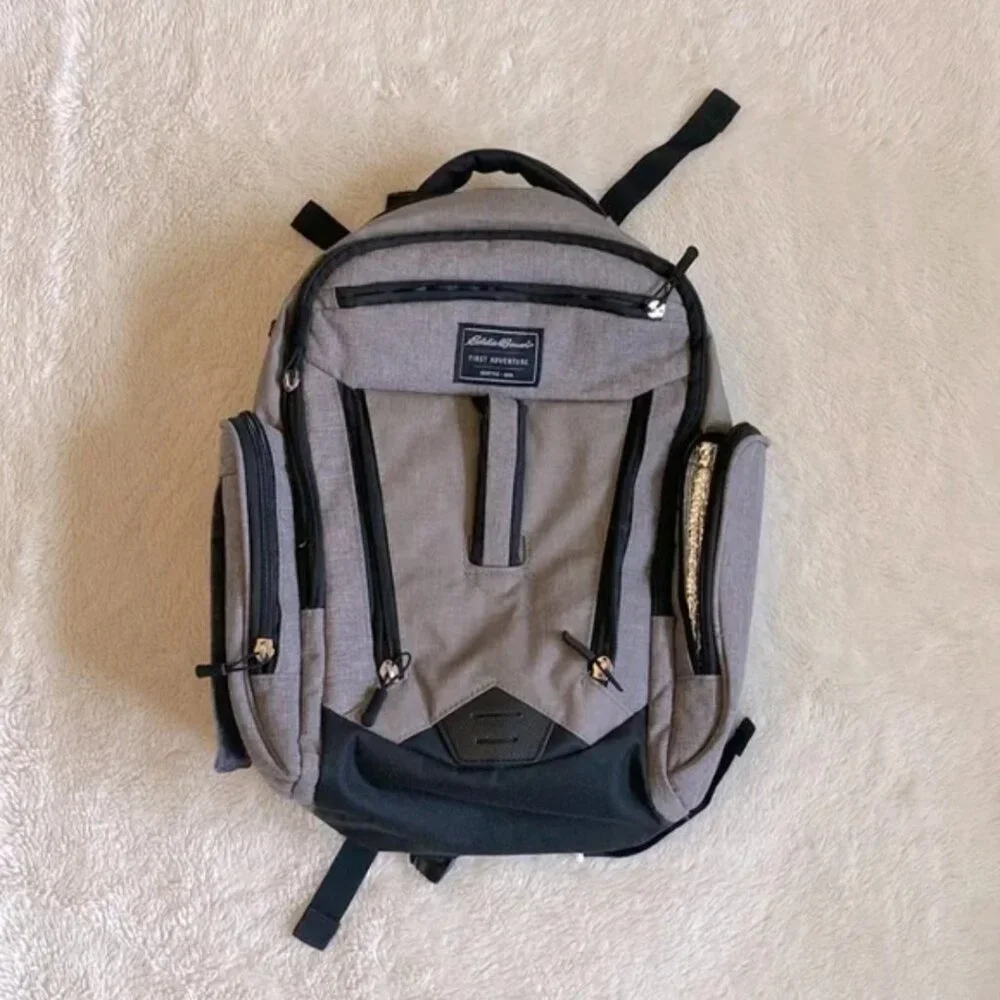 Eddie Bauer First Adventure Diaper Backpack - Picture 1 of 9